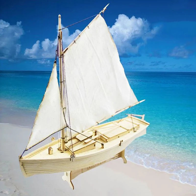 Handmade Wooden Sailboat Ship Kits