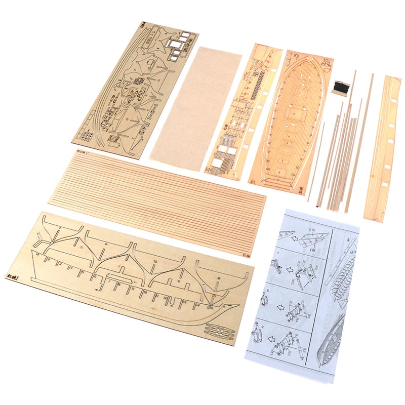 Handmade Wooden Sailboat Ship Kits