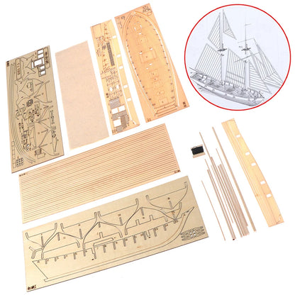 Handmade Wooden Sailboat Ship Kits