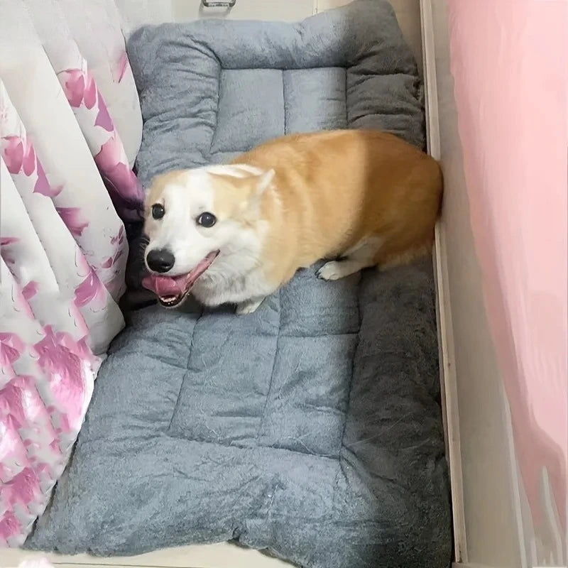 Large Plush Dog Bed Sofa