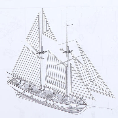 Handmade Wooden Sailboat Ship Kits