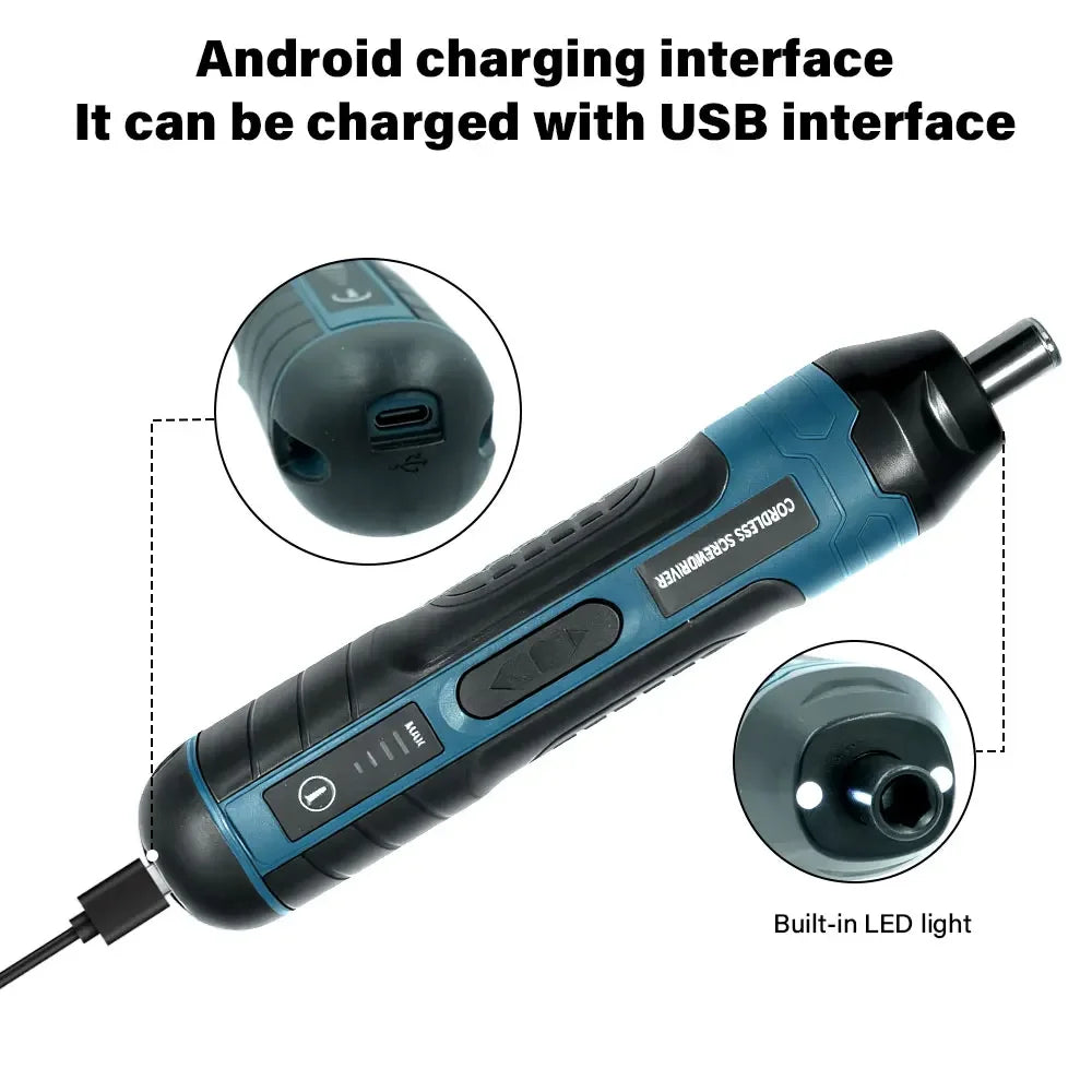 1300MAH Rechargeable Cordless Electric Screwdriver